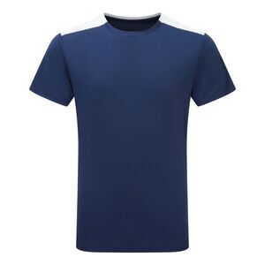 TriDri Unisex Adult Performance Contrast T-Shirt / Navy/White